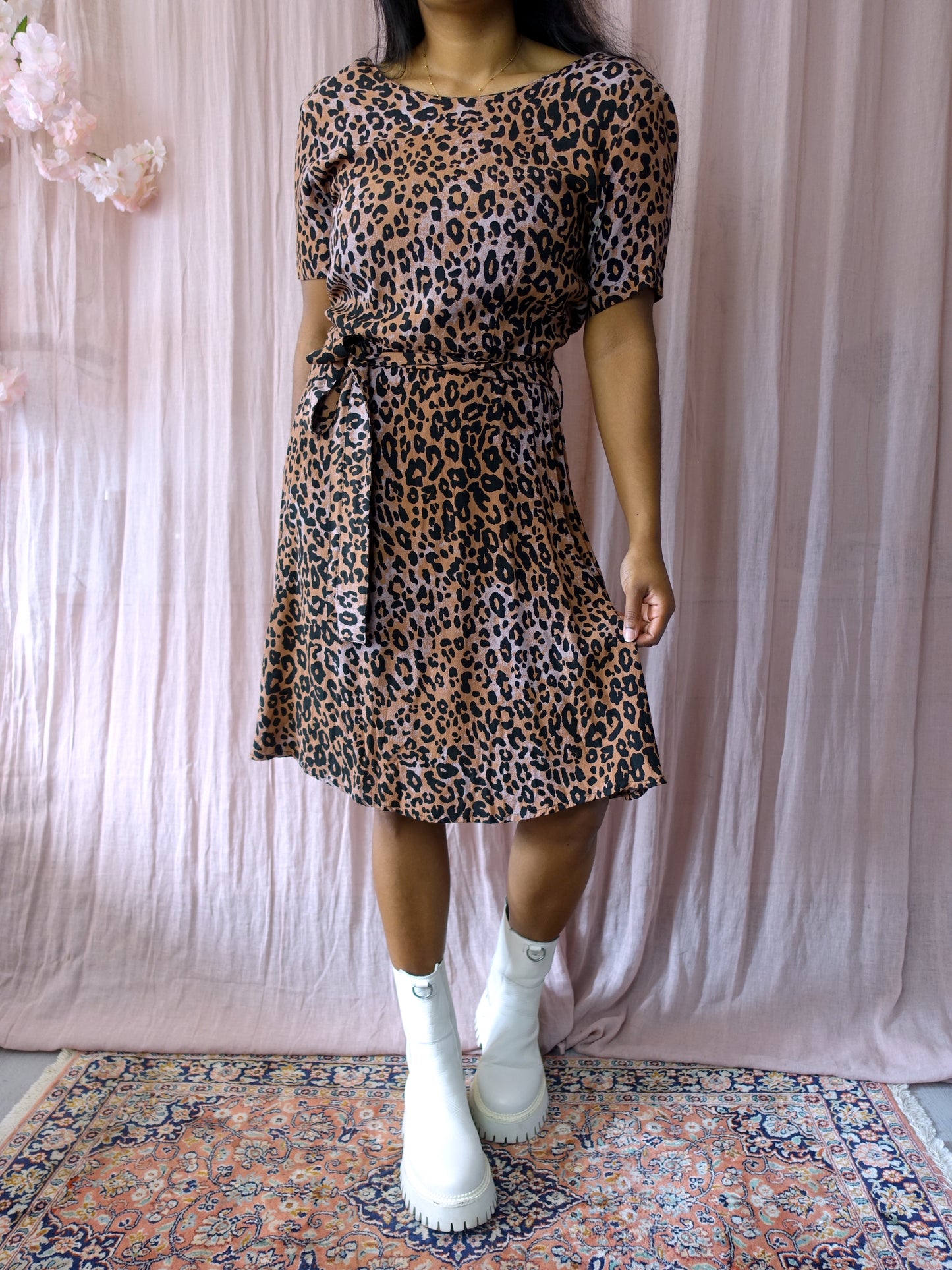 Fabienne Chapot viscose leopard jurk