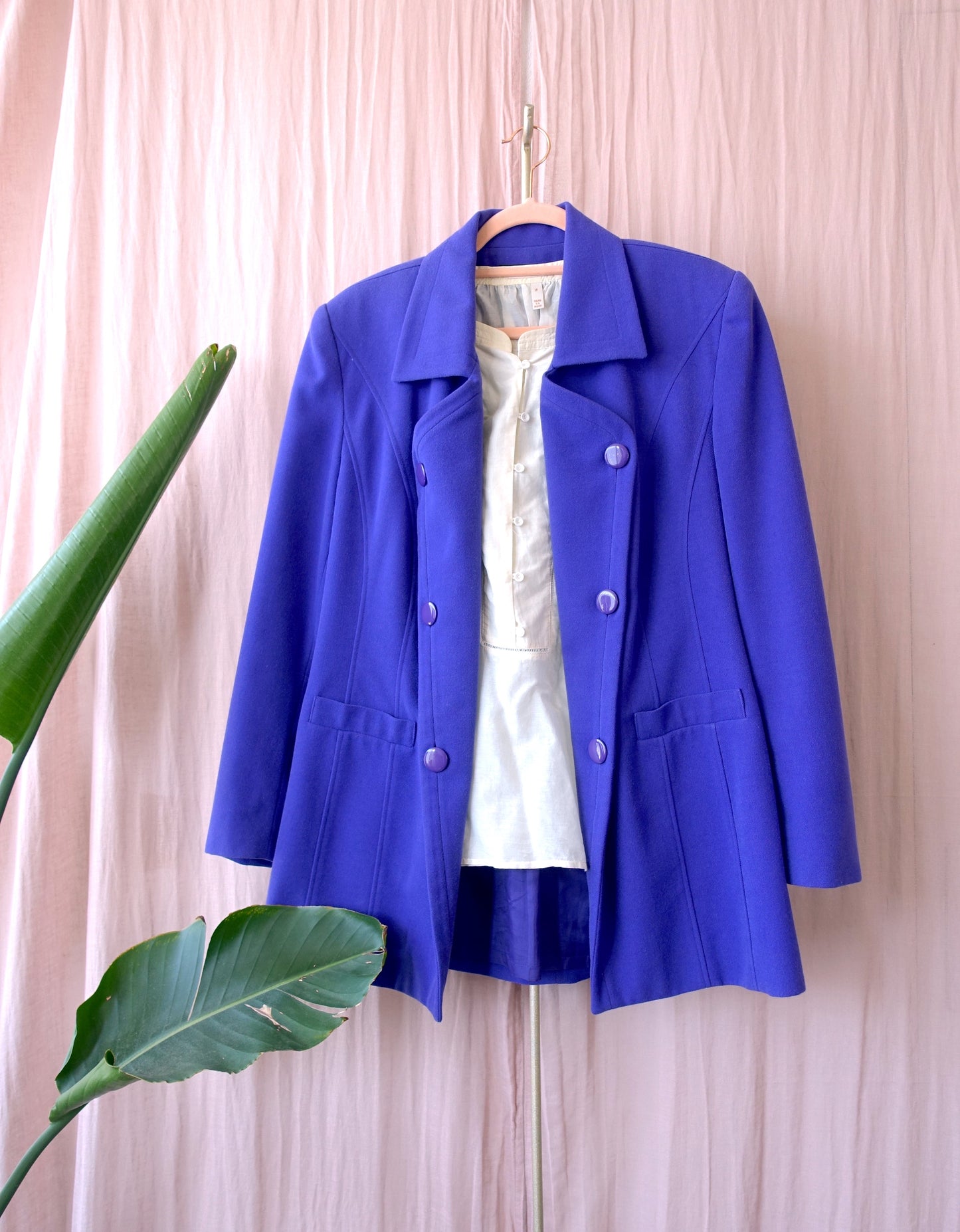 Edgar Vos boutique original vintage blazer violet