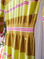 10FEET knitted lurex maxi jurk golden yellow