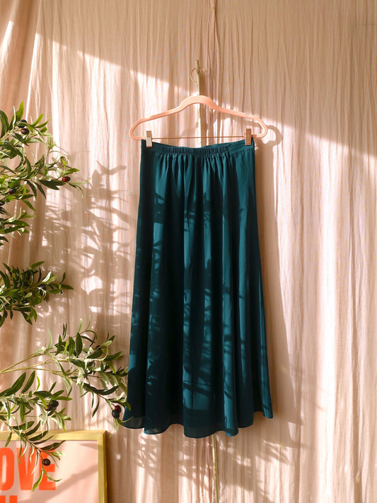 Fabienne Chapot Georgetta solid rok deep teal