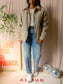 1608 WEAR wool bomber jacket oatmeal taupe