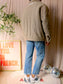 1608 WEAR wool bomber jacket oatmeal taupe