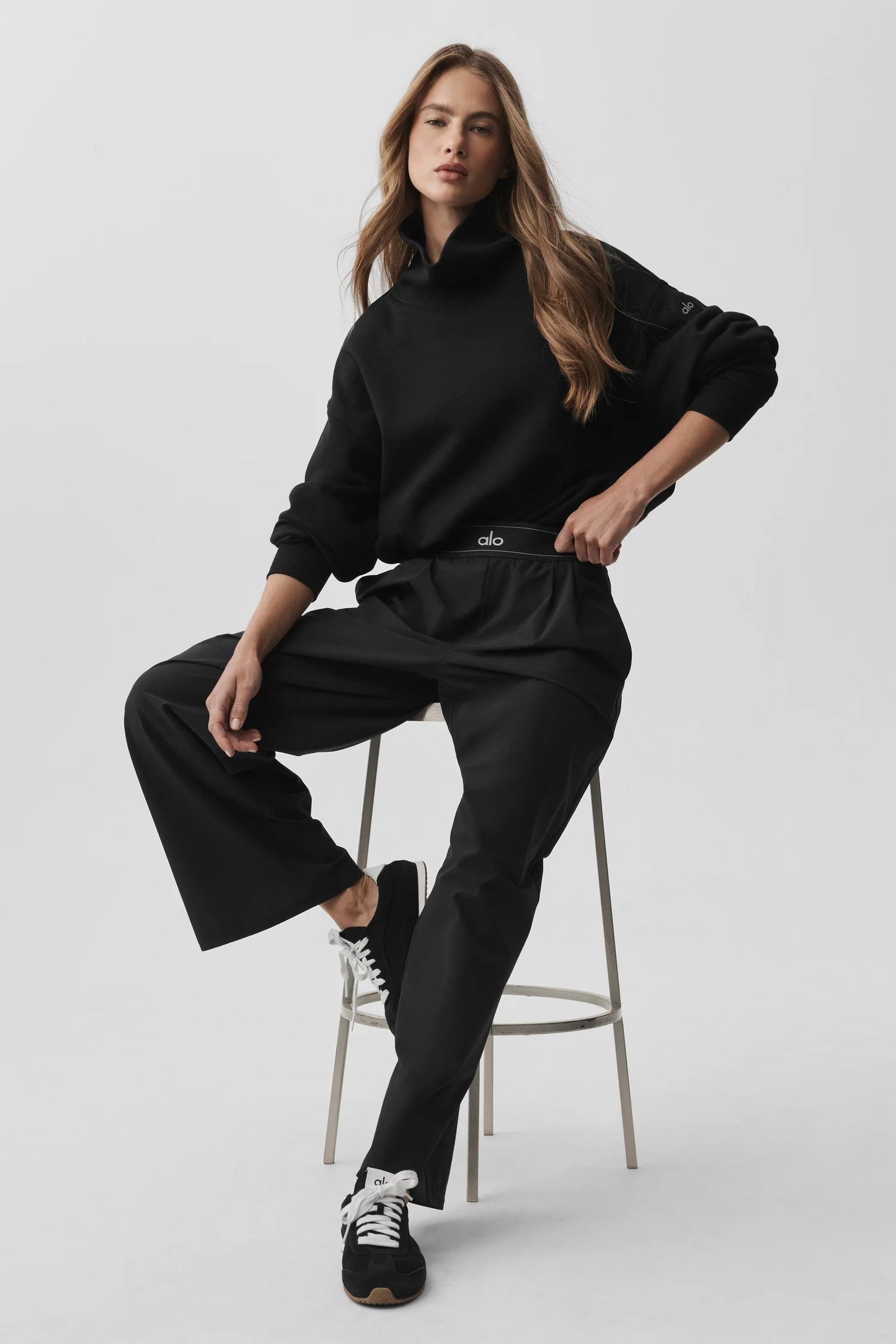 ALO suit up trouser black