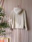 Axel Arigato oversized embroidered hoodie ecru