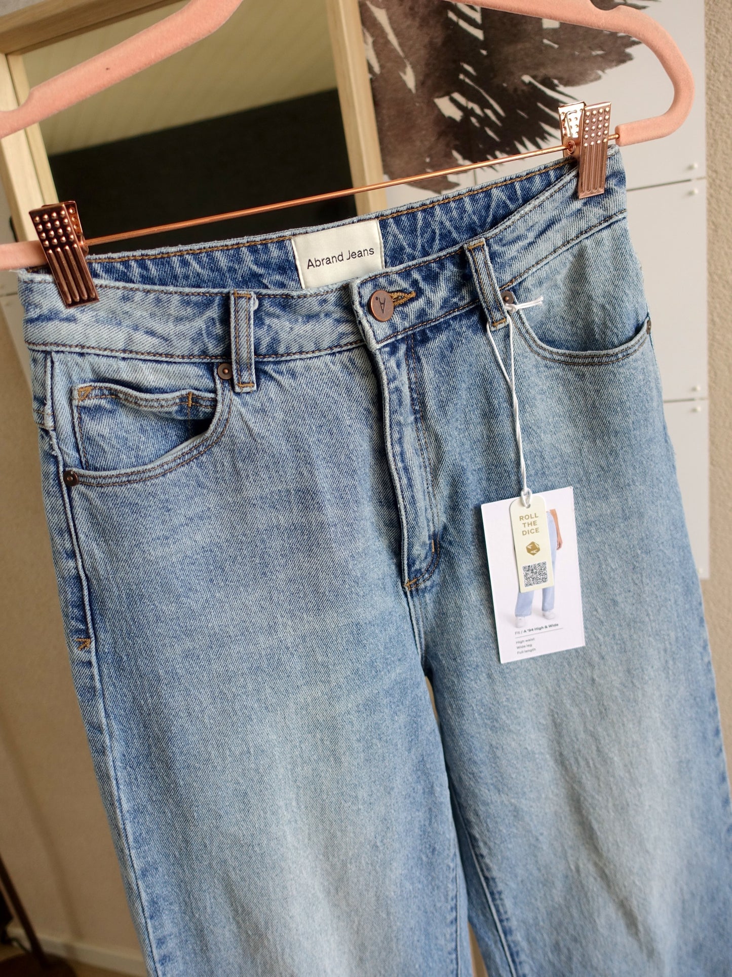 Abrand A '94 high & wide jeans vintage blue