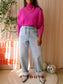 Absolut Cashmere Clara 100% kasjmier knit rosebud