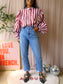 Agolde premium Riley high rise straight cropped jeans