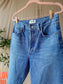 Agolde premium Riley high rise straight cropped jeans