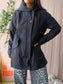 Airforce hooded summer parka zwart