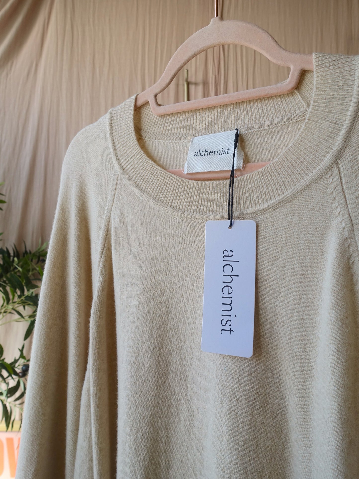 Alchemist koralia cashmereblend knit oatmeal ecru