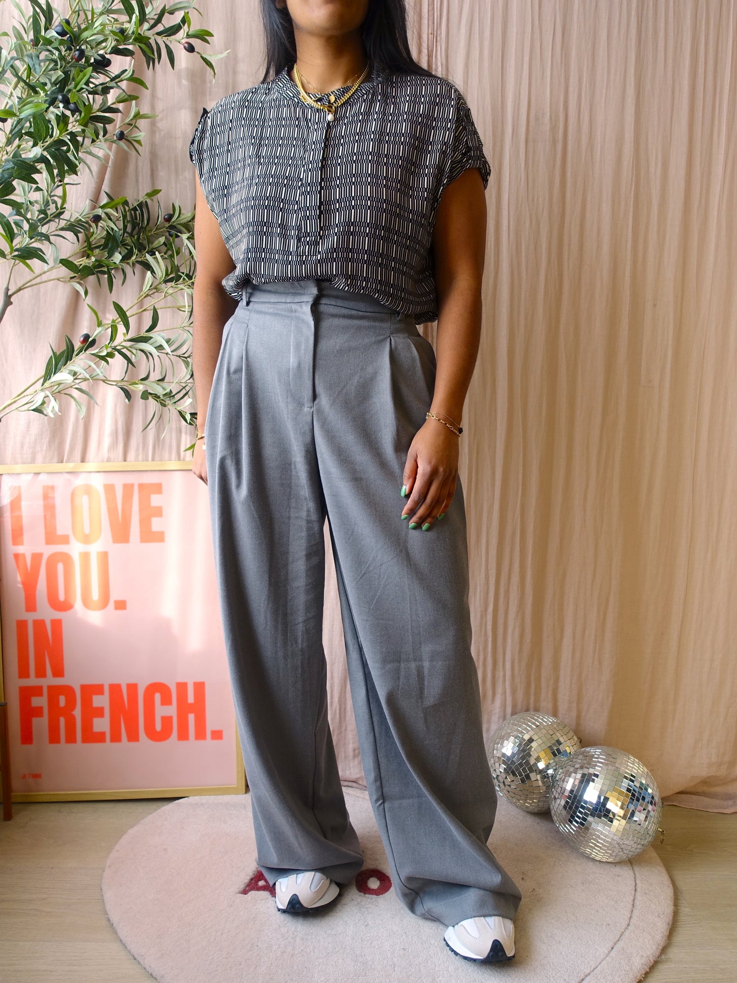 Alchemist bamboo high waist wide leg pantalon