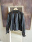 Alter Ego Florine leather jacket vintage dark chocolate brown