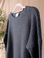 GRATIS BIJ BESTEDING V.A. €100 - Alysi Italian designer mohairmix knit navy