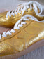 Ama Brand Deluxe blade sneakers solid gold