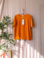 American Vintage fizvalley oversized tee tangerine
