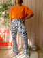American Vintage fizvalley oversized tee tangerine
