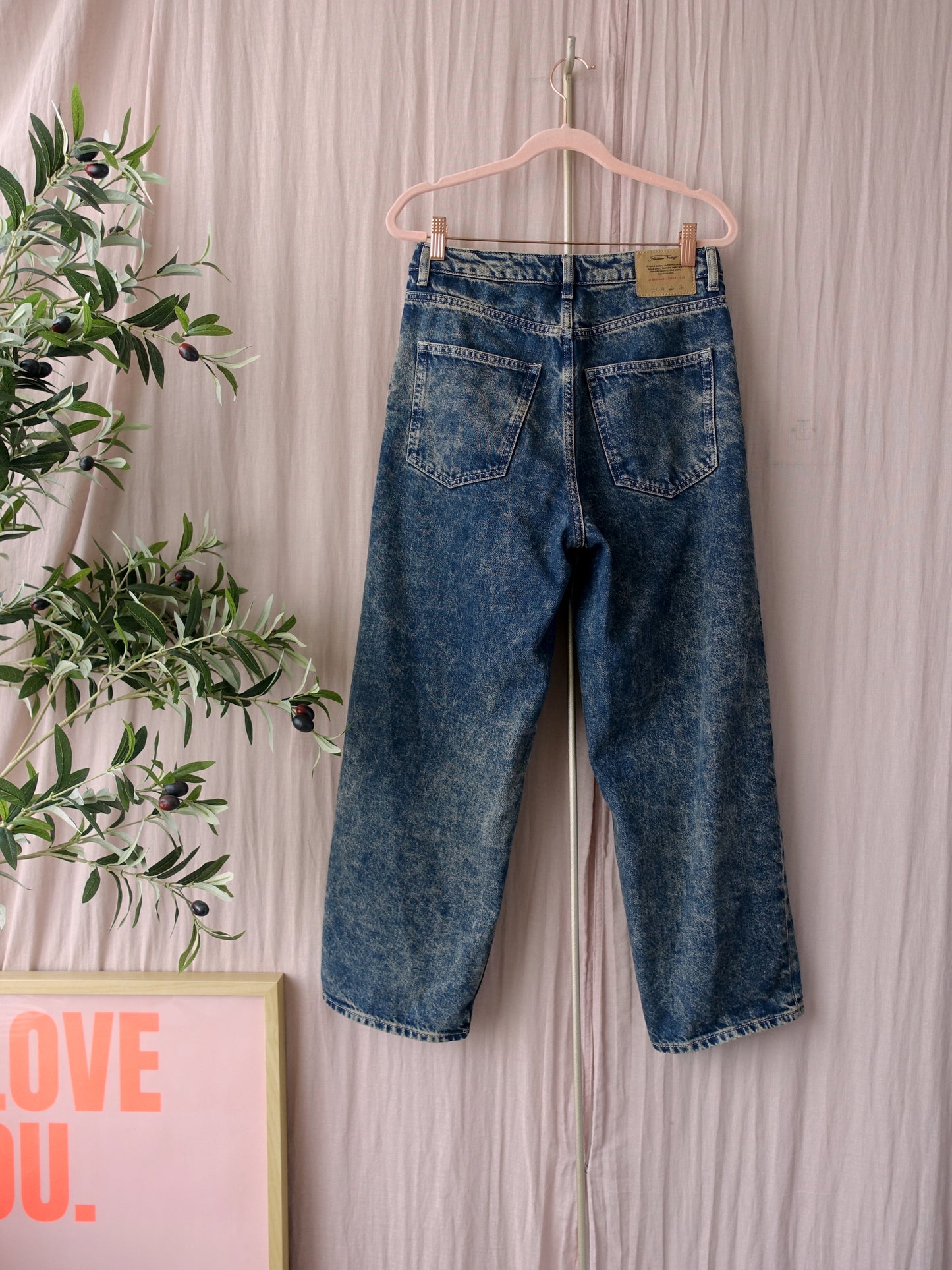 American Vintage joybird balloon cropped jeans
