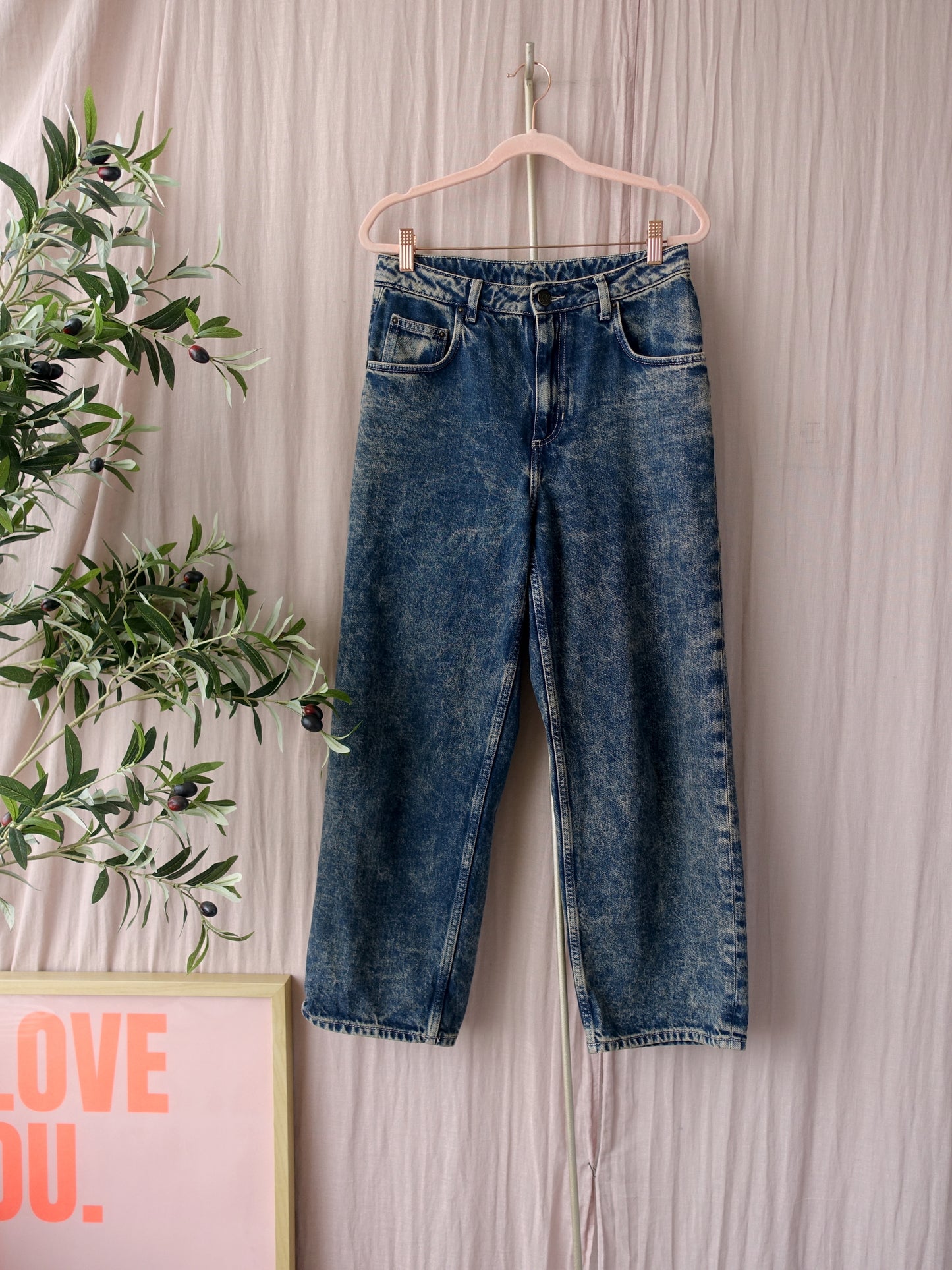 American Vintage joybird balloon cropped jeans