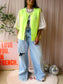 American Vintage east gilet neon yellow
