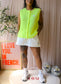 American Vintage east gilet neon yellow