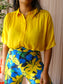 American Vintage oversized shirt golden yellow