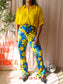 American Vintage oversized shirt golden yellow