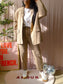 American Vintage viabay pantalon caramel