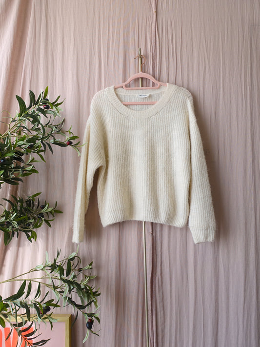 American Vintage east knit optical white