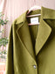 American Vintage Dadoulove coat pastel / mos groen