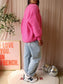 American Vintage east cardigan bubblegum pink
