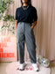 Gina the fine knitted tee zwart
