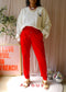 Love Stories sloane oversized cropped sweater ecru
