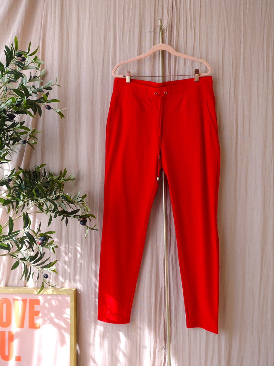 Andco woman penny travel quality pants scarlet