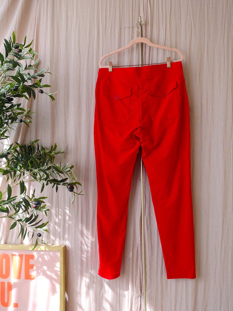 Andco woman penny travel quality pants scarlet