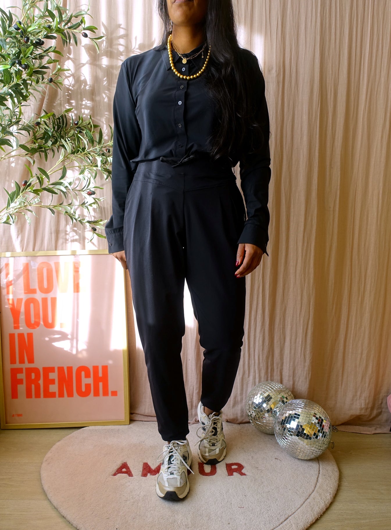 Studio Anneloes travel quality blouse zwart