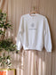 Anine Bing jaci organic cotton sweatshirt white