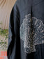Anna + Nina starfish embroiderd shirt nero black