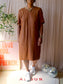 ARMA 100% goat leather classic jurk cognac