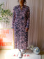 GANNI the animal print dress powder pink