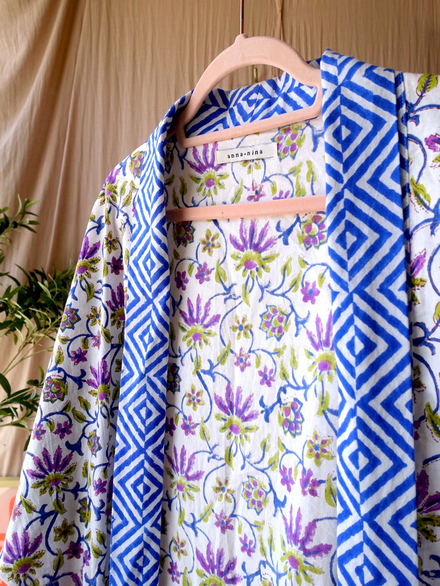 Anna + Nina bohemian floral kimono