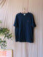 Heren - Arte Antwerp loose fit backprint runner tee navy