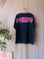 Heren - Arte Antwerp loose fit backprint runner tee navy