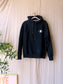 Daily Paper backprint NY hoodie zwart