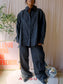 Anna + Nina nero linnen bow pants black