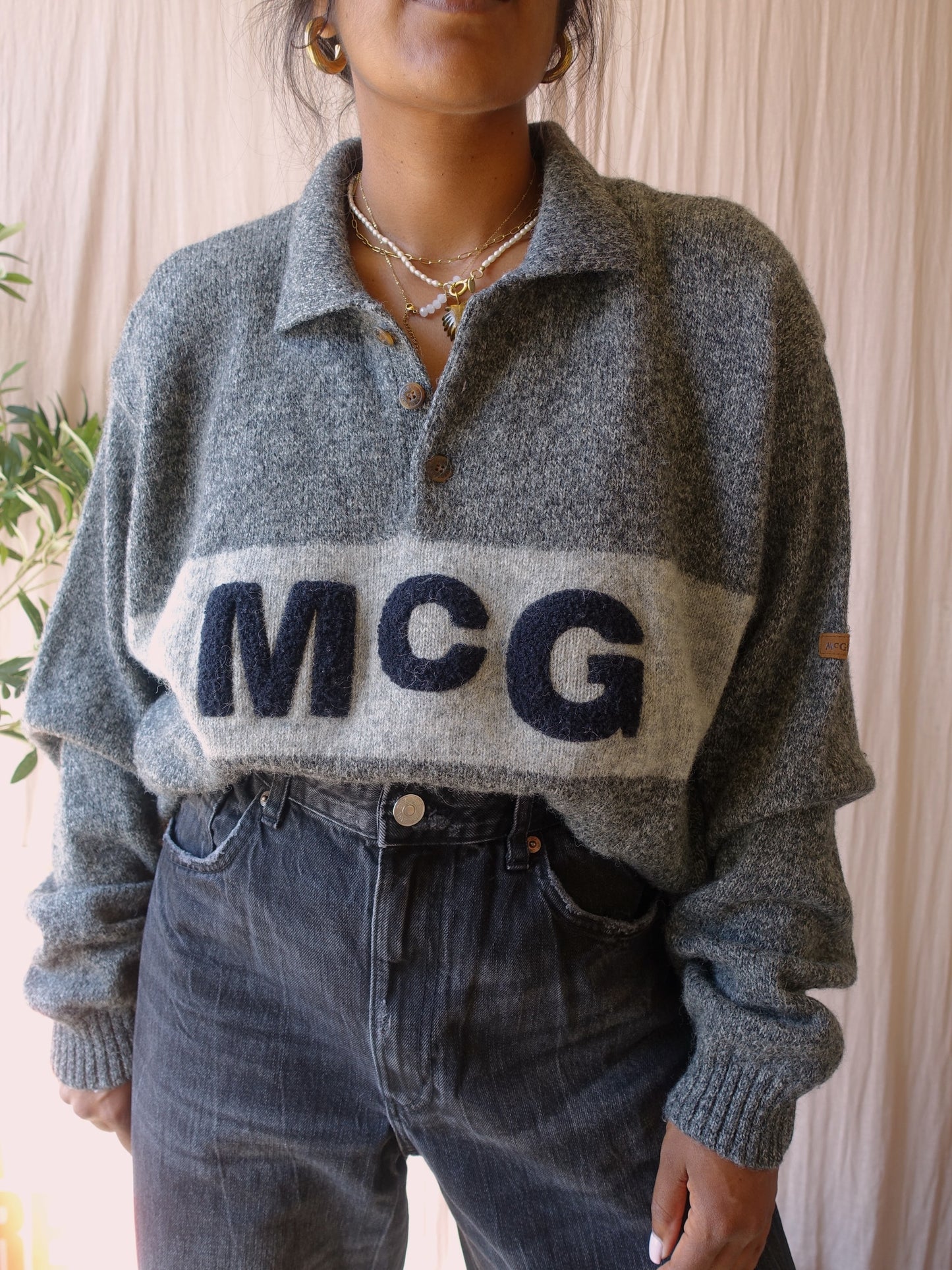 McGregor vintage oversized grandpa wool knit
