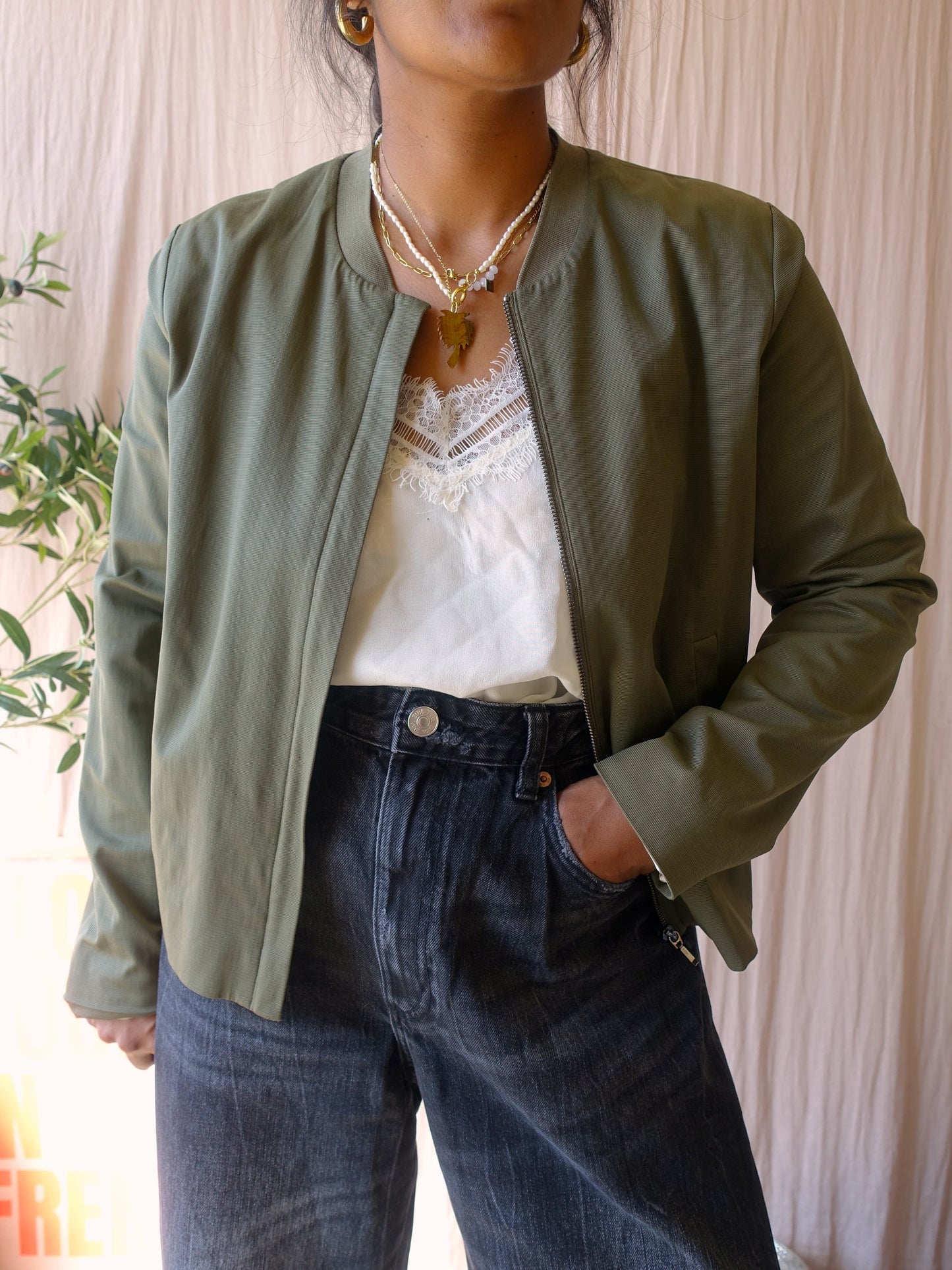 Sissy-Boy caras blazer jacket olivine