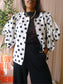 Anne Fontaine exclusive designer polkadot jacket