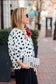 Anne Fontaine exclusive designer polkadot jacket