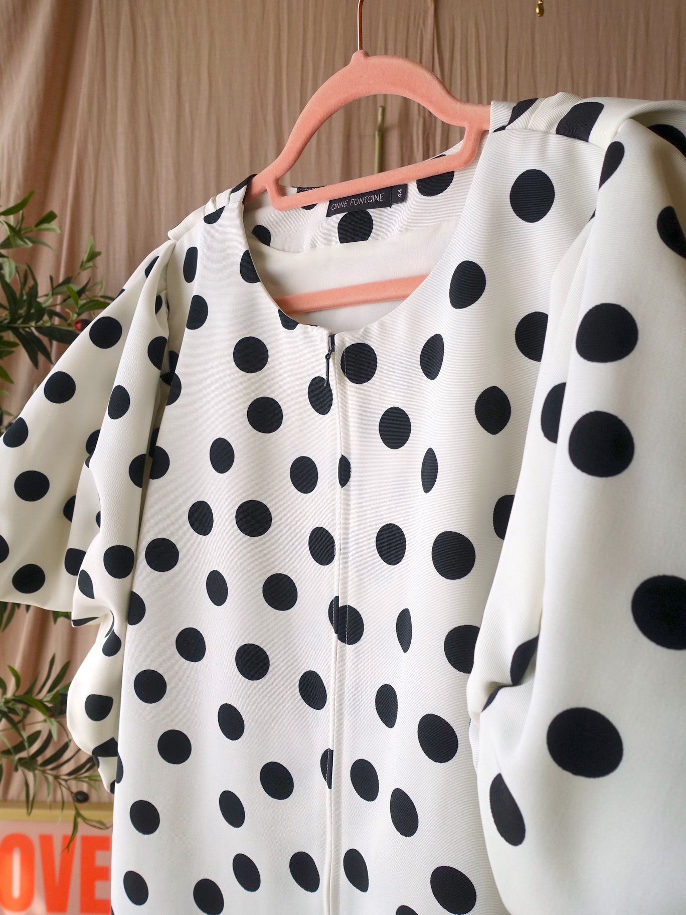 Anne Fontaine exclusive designer polkadot jacket