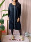 Annette Görtz fine knit zip dress jet black